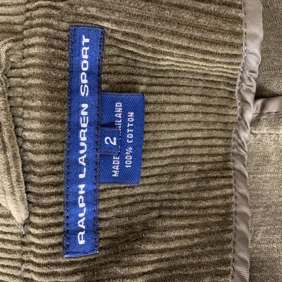 Ralph Lauren 2 Corduroy Blazer Vintage 1990s Jacket Olive Green Career Business - Picture 5 of 7